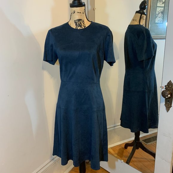 Catherine Malandrino Vegan Faux Suede Dress - Picture 2 of 9